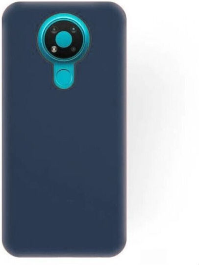 Back Cover Silicon 1.2mm Albastru marin (Nokia 3.4)