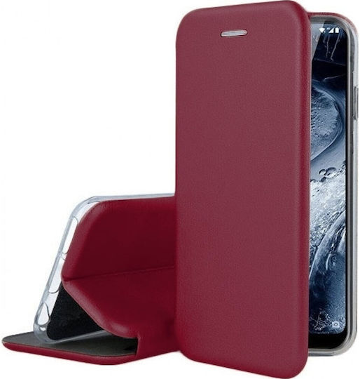 Buchen Sie Synthetisches Leder Burgundisch (Redmi 7A)