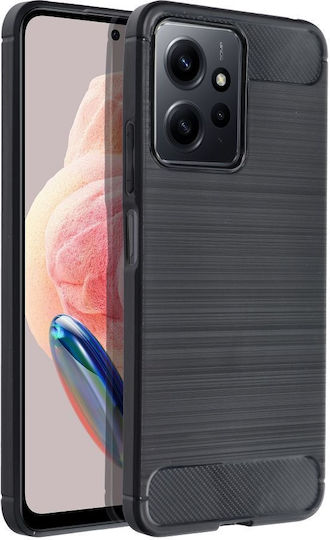 Tech-Protect Back Cover Σιλικόνης Μαύρο (Redmi Note 12 4G)