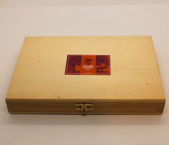 Claude Dozorme Laguiole Set Gabeln Obst/Dessert Edelstahl Rouge Orange 6Stück