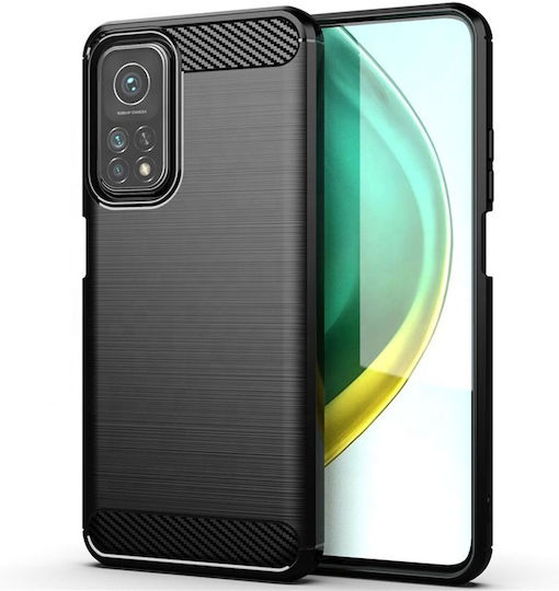 Forcell Carbon Back Cover Silicone Black (Xiaomi Mi 11 Lite / 11 Lite 5G / 11 Lite 5G NE)