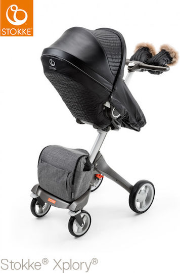 Stokke Ύφασμα Καροτσιού Μαύρο Winter Kit