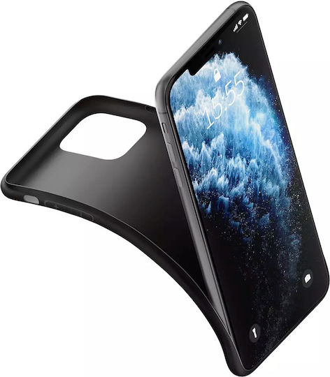 3MK Matt Back Cover Silicon 1.2mm Negru (iPhone 14)