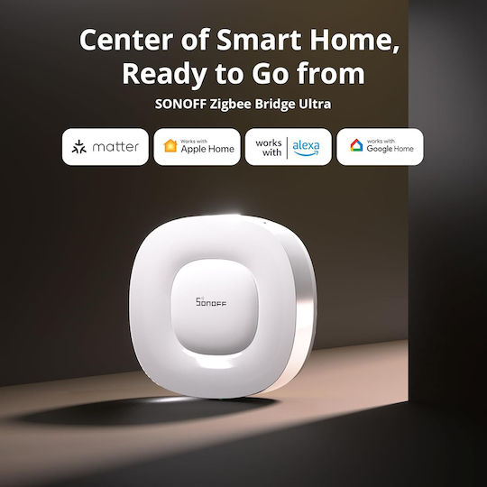 Sonoff Zigbee Bridge Ultra Умен Мост Wi-Fi / Zigbee Съвместим с Google Home, Apple HomeKit, Alexa & Matter