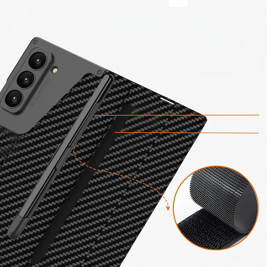 Калъф Портмоне Клапа Samsung Galaxy Z Fold 7 5G Черен Въглен
