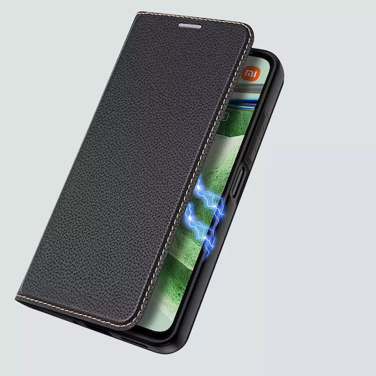 Dux Ducis Skin X2 Wallet Δερματίνης Μαύρο (Xiaomi Redmi Note 12 5G / Poco X5 5G)