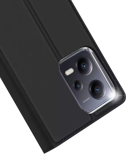 Dux Ducis Skin Pro Series Книга Пластмаса Черен (Poco X5)