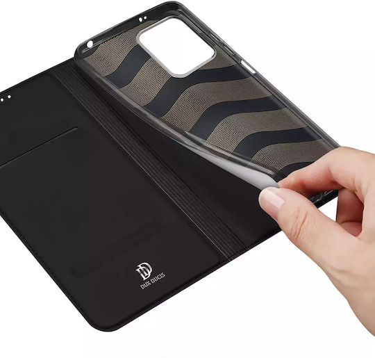 Dux Ducis Skin Pro Series Книга Пластмаса Черен (Poco X5)