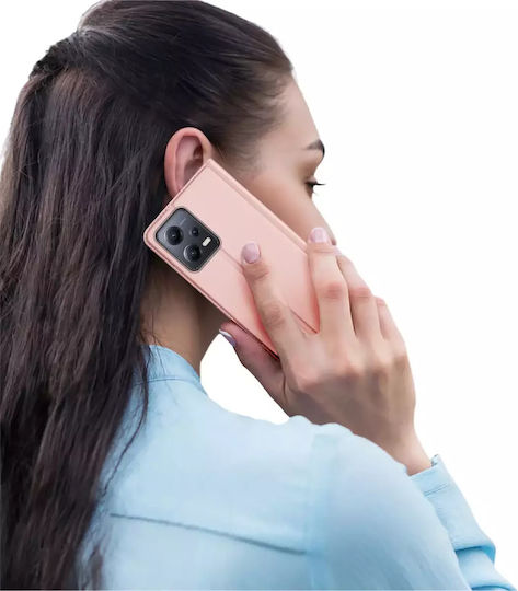 Dux Ducis Skin Pro Back Cover Δερμάτινο Ροζ (Redmi Note 12 5G)
