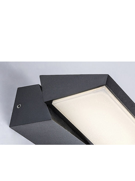 Rabalux Senica Wandmontiertes Außenbeleuchtung mit Beschattung LED IP65 13W