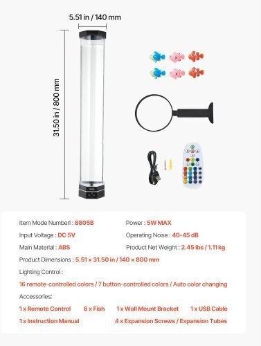 Vevor Dekorative Lampe