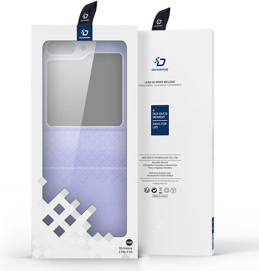 Dux Ducis Bril Book Leather Purple (Samsung Galaxy Z Flip5 5G)