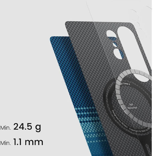Pitaka Back Cover Aramid Fiber Μπλε (Galaxy S25)
