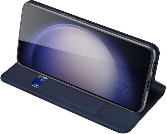 Dux Ducis Skin Pro Book Synthetic Leather Navy Blue (Galaxy S23 FE)