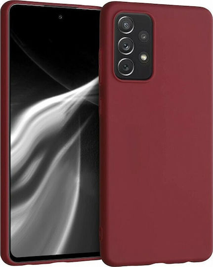 iLike Matt Back Cover Σιλικόνης Μπορντό (Galaxy A72)