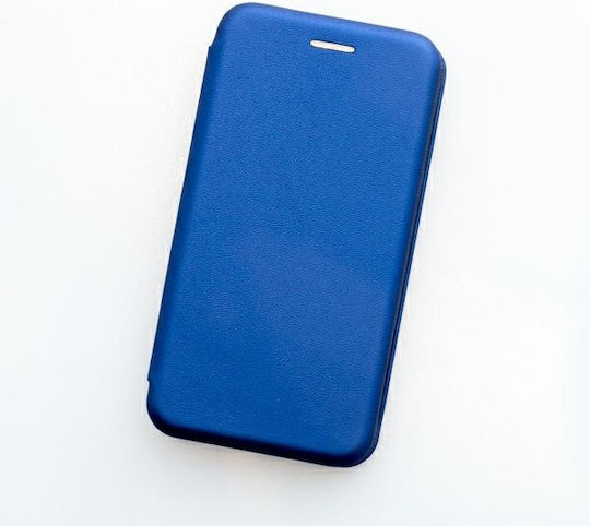 Rückseitencover Leder Magnetisch Marineblau (Samsung A20e Beline)