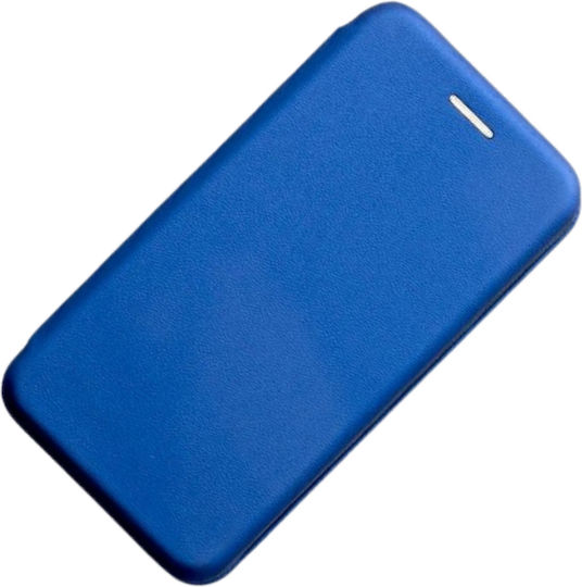 Rückseitencover Leder Magnetisch Marineblau (Samsung A20e Beline)