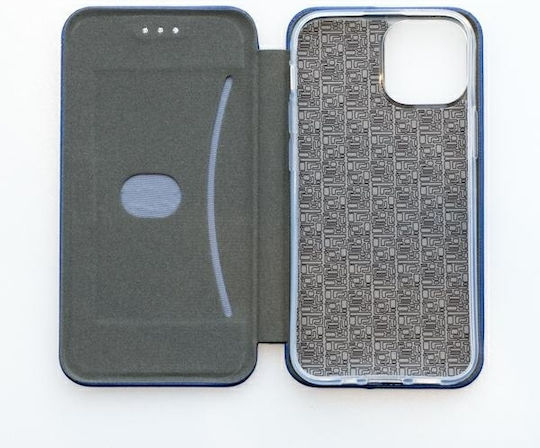 Rückseitencover Leder Magnetisch Marineblau (Samsung A20e Beline)
