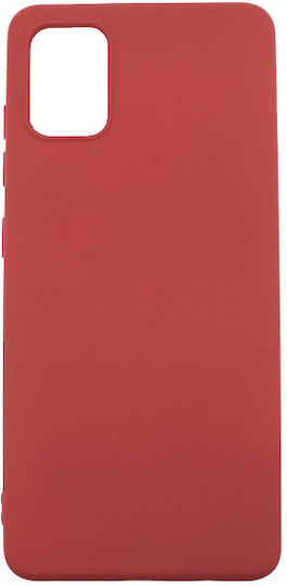 Back Cover Σιλικόνης Κόκκινο (Galaxy A51)