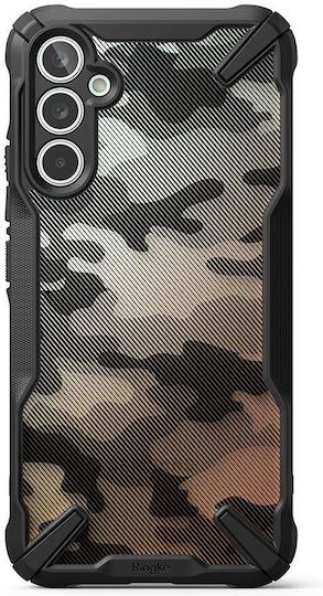 Ringke Fusion-X Back Cover Plastic 2mm Camo Black (Galaxy A34)