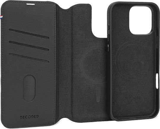 Decoded Detachable Wallet Δερμάτινο 1mm Μαύρο (iPhone 16 Pro Max)