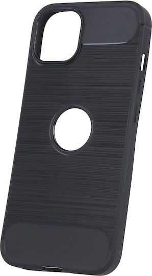 Carbon Style Back Cover Σιλικόνης Μαύρο (iPhone 8/7)