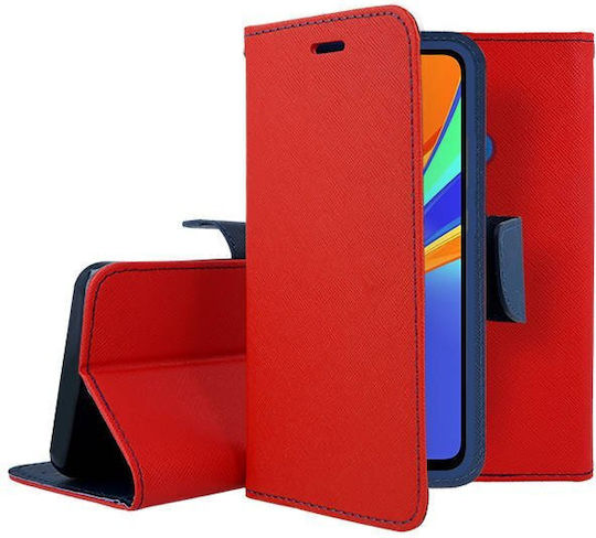 iSelf Fancy Wallet Synthetic Leather 0.33mm Red (Redmi 9C)