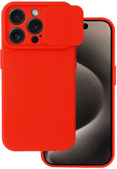 Powertech Back Cover Σιλικόνης Κόκκινο (iPhone 15 Pro Max)
