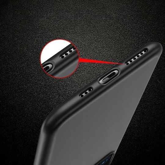 Hurtel Soft Back Cover Silicone Black (Redmi 10 5G)
