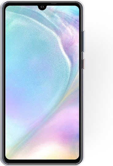 Forcell Back Cover Σιλικόνης Ασημί (Huawei P30)