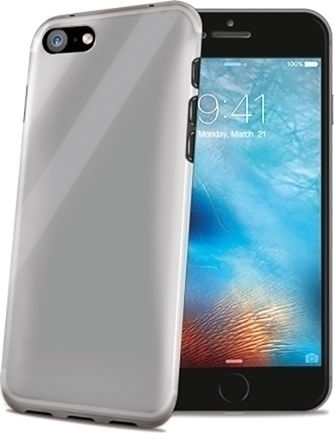 Celly Silicone Back Cover Transparent for iPhone 8/7 Plus