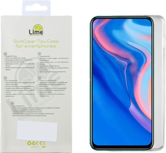 Lime Slimclear Umschlag Rückseite Silikon Transparent (Huawei P Smart Z)