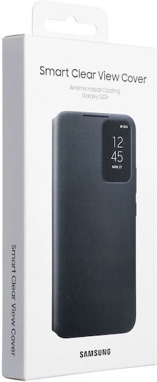 Samsung Smart Clear View Cover Book Πλαστικό Μαύρο (Galaxy S22+ 5G)