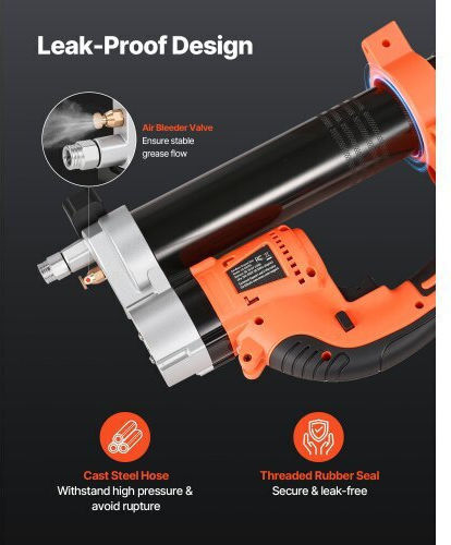 Vevor Kit Electric Grease Gun Battery 20V