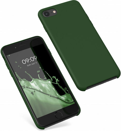 KWmobile Back Cover Silicone Green (iPhone SE 2022/2020)