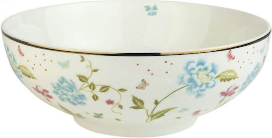 Laura Ashley Elveden Salatieră din Porțelan Albă 23x23cm 1buc