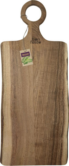 Bonfesto Rectangular Wooden Chopping Board Beige 60x25cm