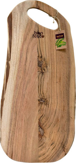Bonfesto Schneidebrett Hölzernes Beige 55x25cm 1Stück