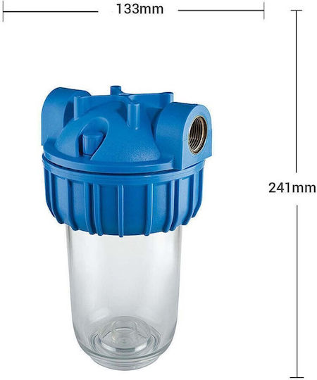 Atlas Filtri Junior Plus 3P AFO SX TS Water Filtration System Single Central Supply Micron 3/4''