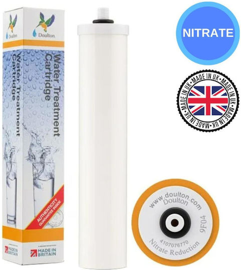 Doulton Hip Duo Water Filtration System Double Under Sink with Faucet & Replacement Filter Doulton Nitrate, Doulton Ultracarb 0,5μm