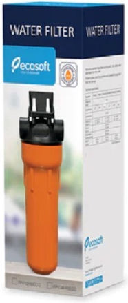 Ecosoft Central Supply / Under Sink Water Filter System FPV12HWECO , ½" Inlet/Outlet, with 10" Replacement Filter