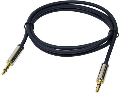 LogiLink Audio Cable 3.5mm Male - 3.5mm Male Black 0.5m CA10050