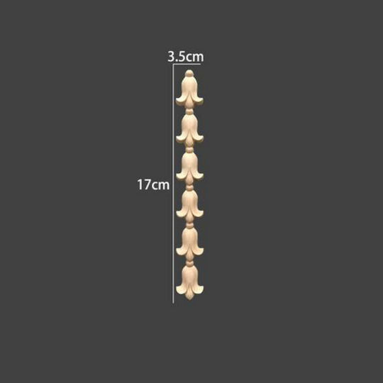 Wooden Carving Solid Wood 17x3.5x1cm Dhw-437