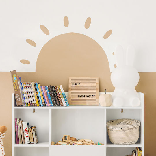 Bücherregal Wandhalterung Weiß 106x30x104cm