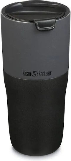 Klean Kanteen Ποτήρι Θερμός Ανοξείδωτο BPA Free 473ml Μαύρο
