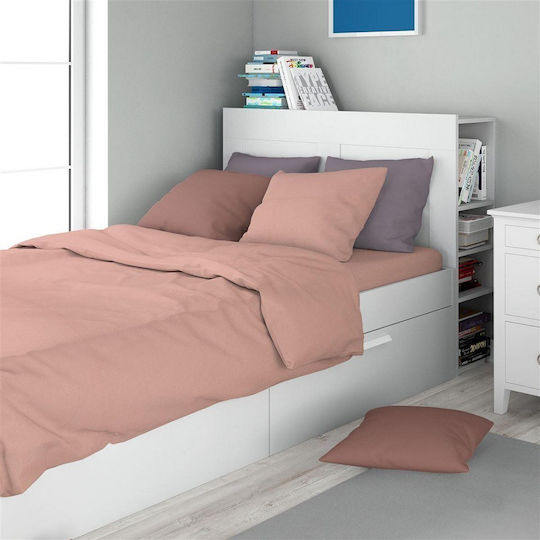 Dimcol Super-Doppel 220x240cm Solid 503 Dusty Rose
