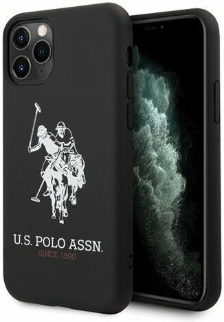 U.S. Polo Assn. Big Horse Back Cover Σιλικόνης Μαύρο (iPhone 11 Pro)