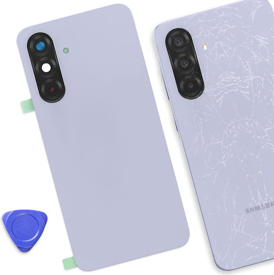 Capac Baterie De Schimb Clappio Samsung Galaxy A36 Cu Adeziv Integrat Lavandă