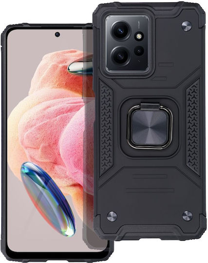 Nitro Back Cover Silicon / Plastic Magnetic Negru (Redmi Note 12 4G)