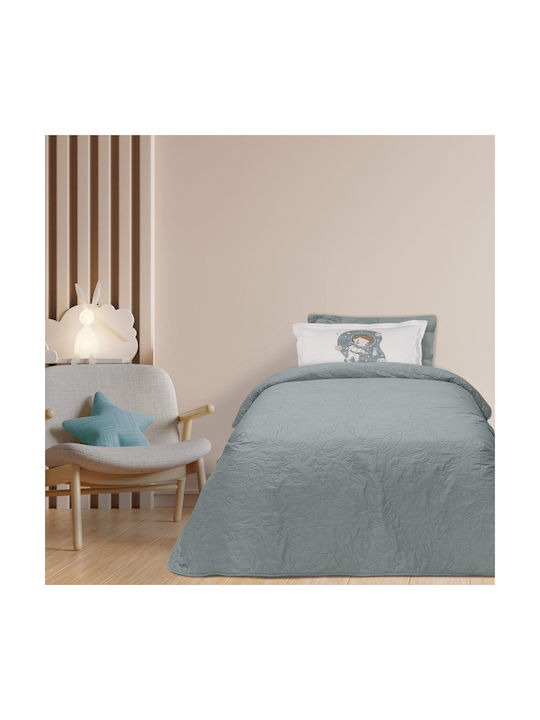 Das Home Παιδικό Κουβερλί Μονό Γκρι 160x240εκ.